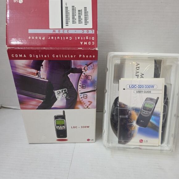 Vintage Flip Phone LGC-330W CDMA Dual Band Digital Cellular Phone Large LCD - Picture 3 of 8